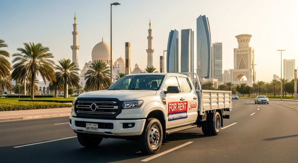 7 Ton Pickup Rental in Abu Dhabi