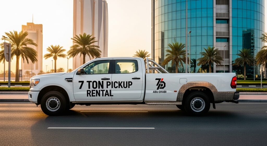 7 Ton Pickup Rental in Abu Dhabi
