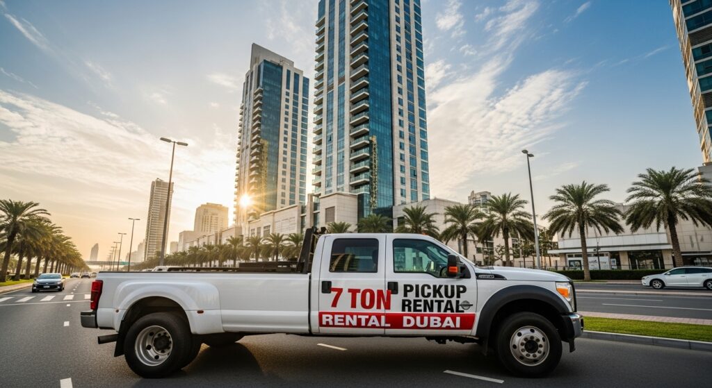 7 Ton Pickup Rental in Dubai