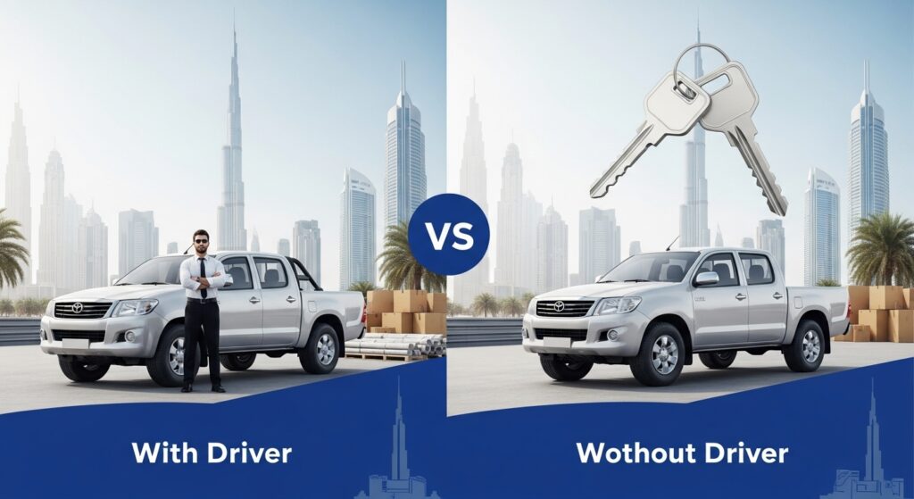 Rent a Pickup With or Without Driver in Dubai