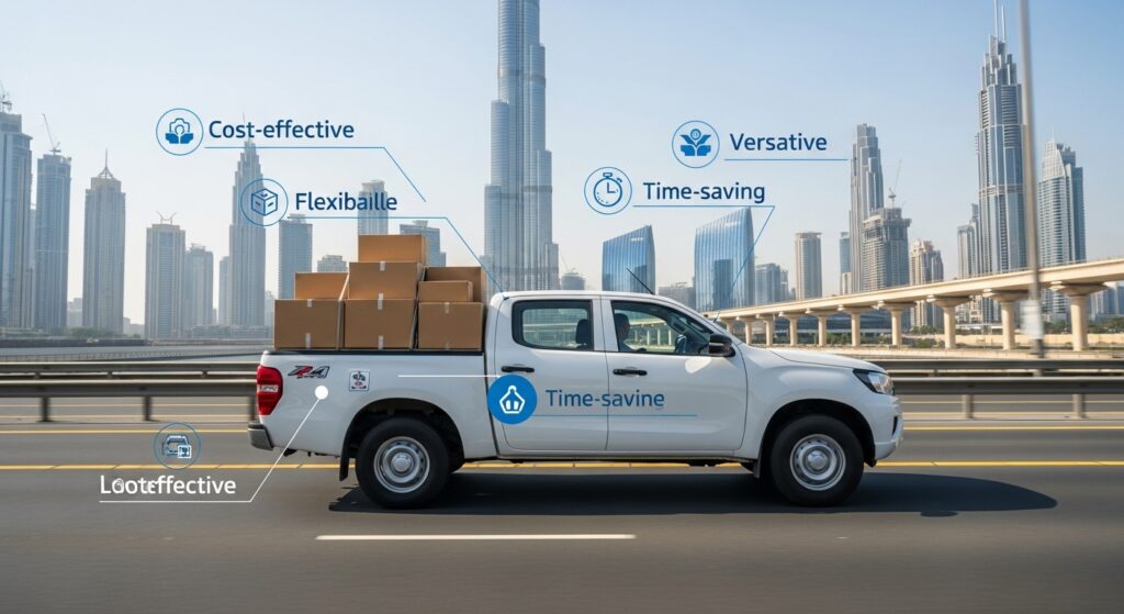 1 Ton vs 3 Ton Pickup Truck – Which is Right for Your Business in UAE?