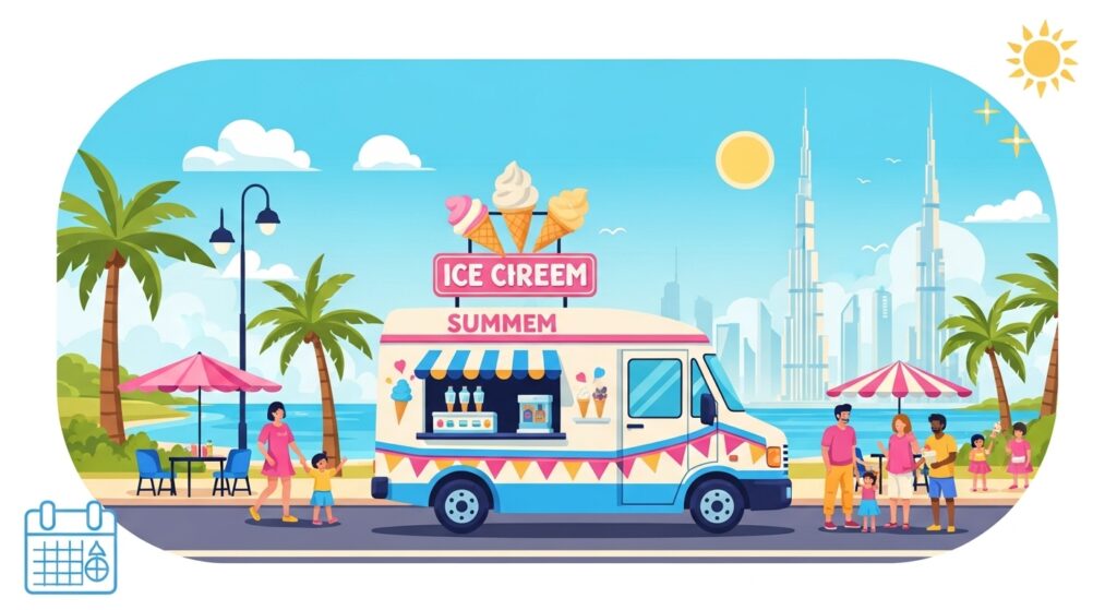 Ice Cream Truck in Dubai
