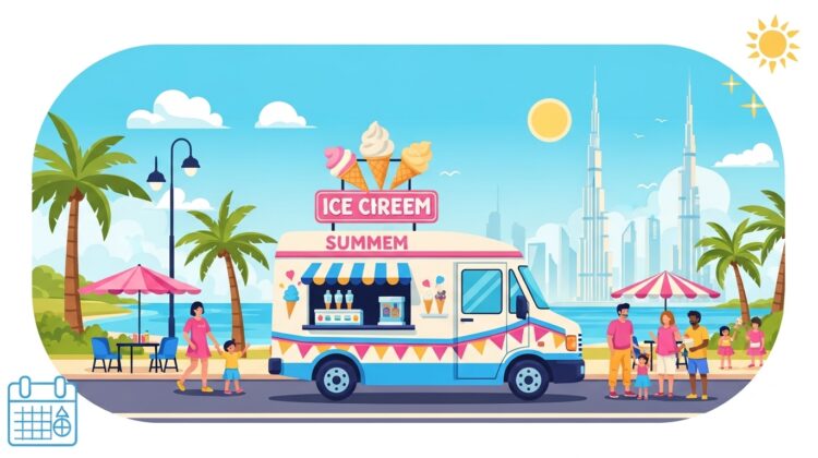Ice Cream Truck in Dubai