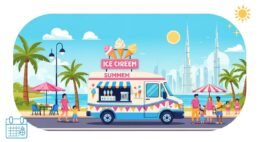 Ice Cream Truck in Dubai