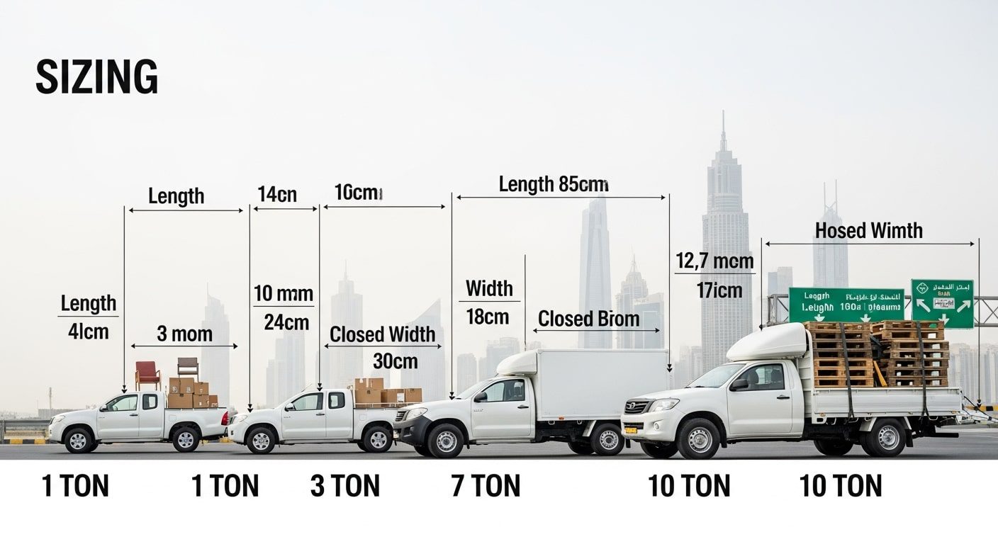 Pickup Truck Dimensions in Dubai
