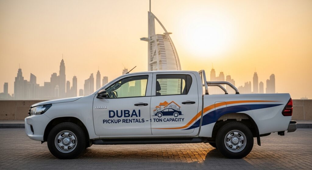 1 Ton Pickup Trucks Rental Dubai