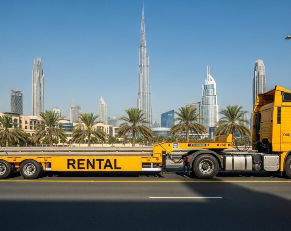 Low Bed Trailer Rental in Dubai