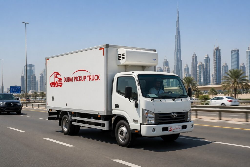 Renting a Chiller Pickup Truck in Dubai