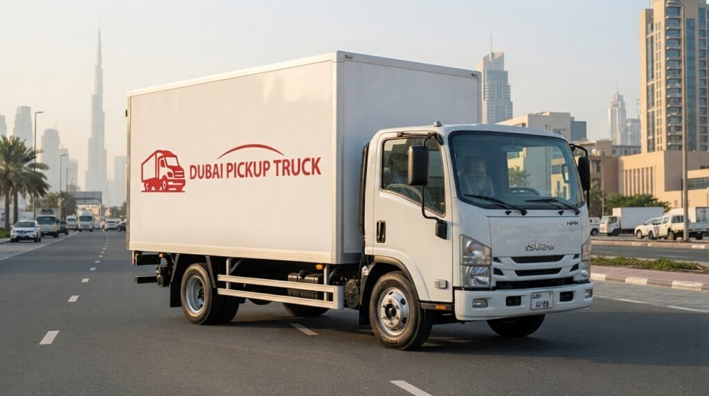 Rent a 7-ton pickup truck in Dubai